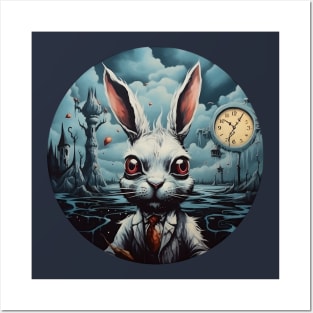 Alice in Wonderland Rabbit Posters and Art